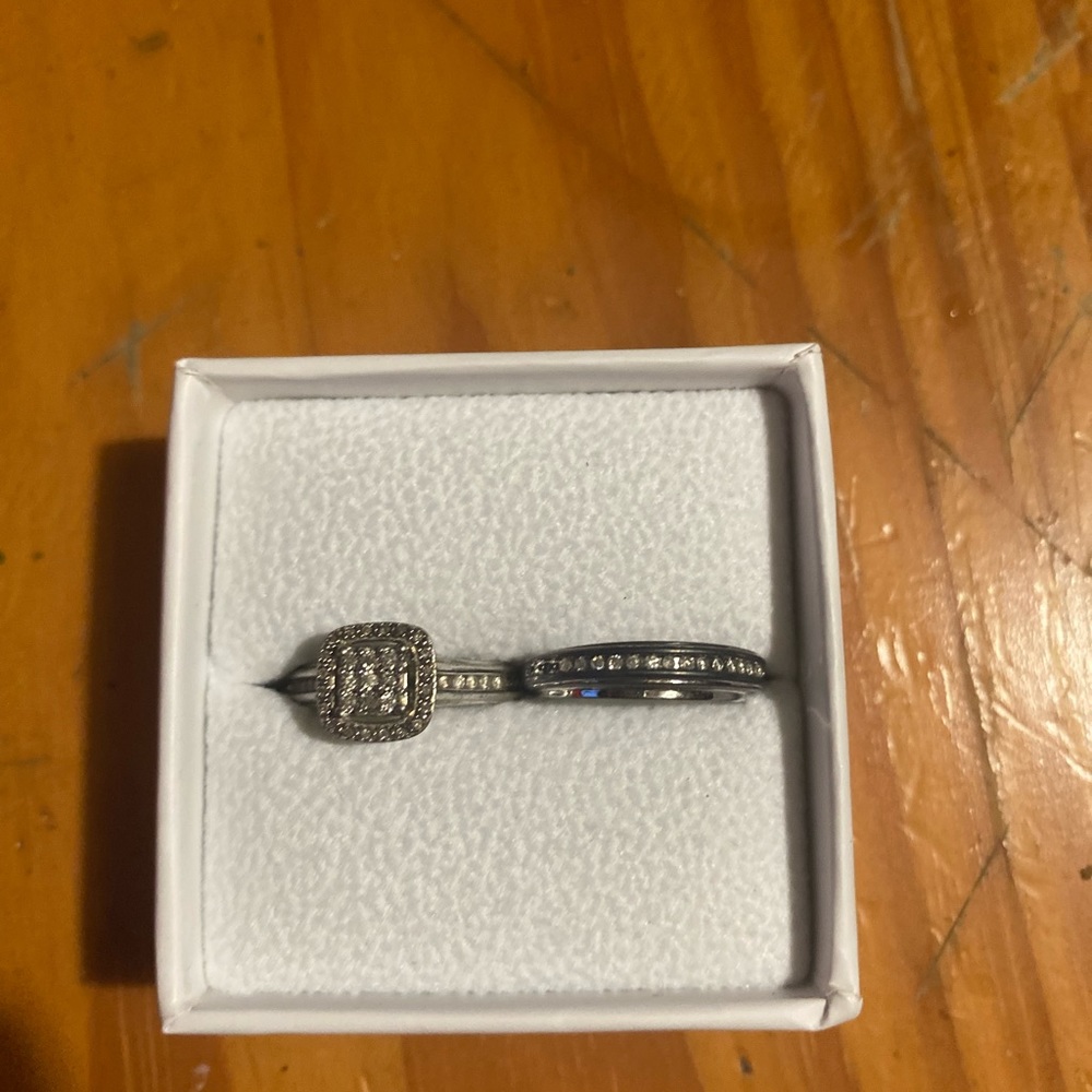 Wedding & Engagement Ring Set